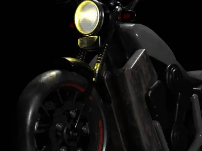Harley Nightster-Like Motorbike 3D model