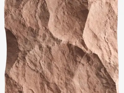 237-RockPanel sandstone wall texture 3D model