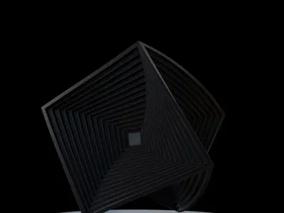 cubezone sculpture 3D model