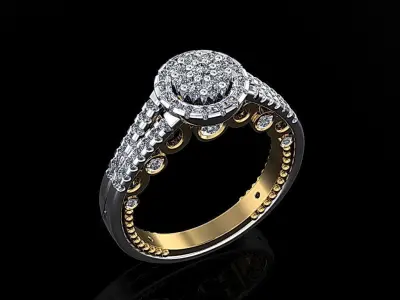 Women Ring 13 3D print model purchase