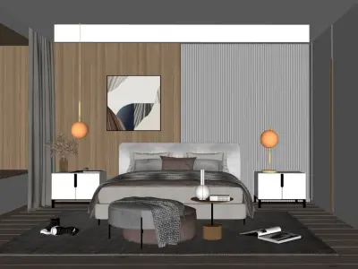 Bedroom Interior Design 3D model