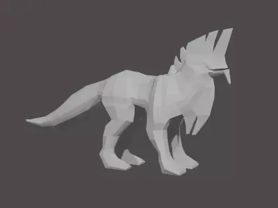  game character  Low-poly 3D model