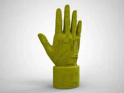Circuit Hand 3D print model