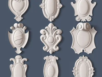 Architectural kit bash 3D model