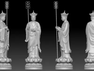 Ksitigarbha  3D print model