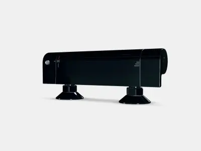 VALLAMOSSE Thermostatic shower mixer Low-poly 3D model