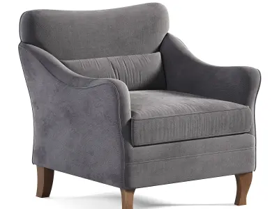 Armchair Ceppi Style Beyond Luxury Low-poly 3D model