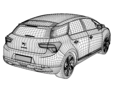 Citroen DS5 3D model