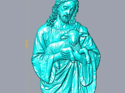 JESUS Relief  3D print model