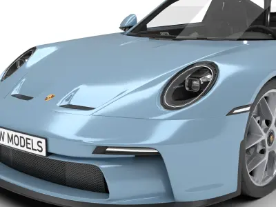 Porsche 911 S-T 2024 3D model