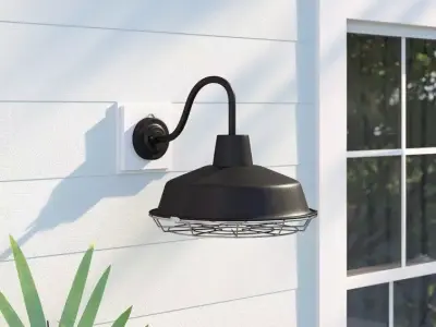 Giglio Integrated LED Outdoor Barn Light Free 3D model