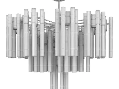 ANKE LUXURY CHANDELIER 2 Low-poly 3D model
