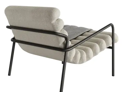 Alto armchair Low-poly 3D model