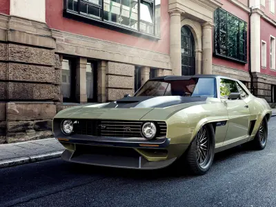 Chevrolet Camaro Valkyrja by Ringbrothers 1969 3D model
