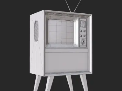 Old Television Pack PBR 3D Model Collection