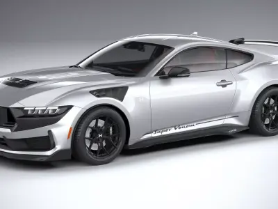 Hennessey Super Venom Mustang Dark Horse 2025 3D model