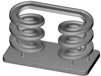 Kids Spiral Bridge Toy 3D model