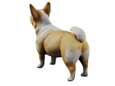 Corgi Free low-poly 3D model