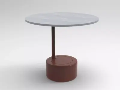 Forest Table Low-poly 3D model