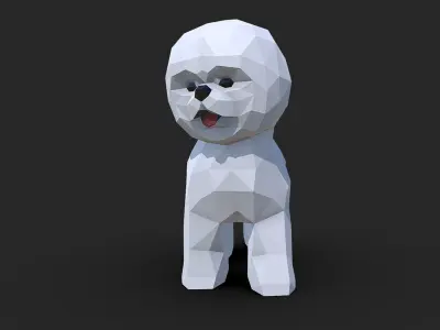 Bichon Frise 3D print model