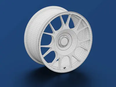 Rotiform TUF-R Option 1 Rim 3D Model 3D model