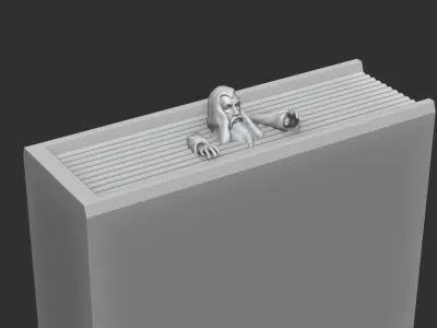 Gandalf Bookmark - Lord of the Rings Creative 3D print model