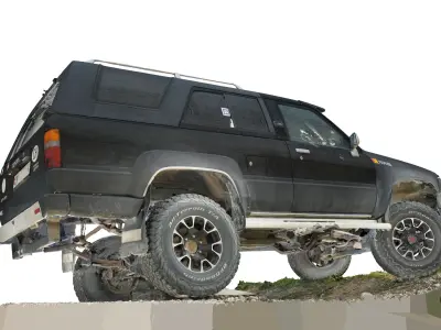 Toyota 4Runner Hilux Surf 1st gen 1988 Photogrammetry Low-poly 3D model