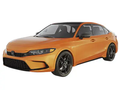 Honda Civic sedan 2022 3D model