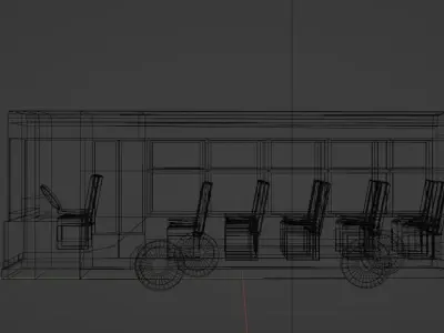 Bus Lowpoly - PMSMILE Free low-poly 3D model