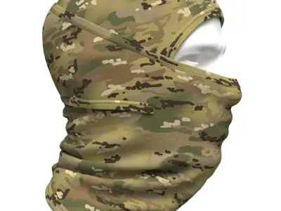 Tactical Balaclava - Marvelous Designer 3D model