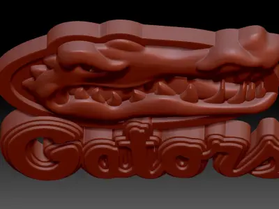 Crocodile 3D print model buy