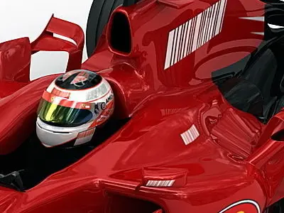 F1 2008 Vodafone McLaren MP4-23 and Ferrari F2008 3D model