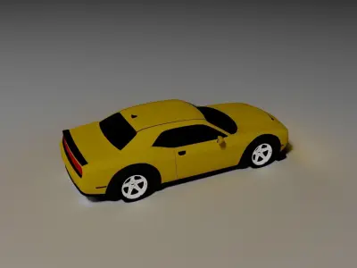 Dodge Challenger SRT Demon 2018 3D model