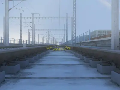 China Railway High CRH3C 3D model