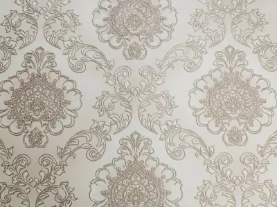 Gold Damask Medallion Wallpaper Texture  Texture