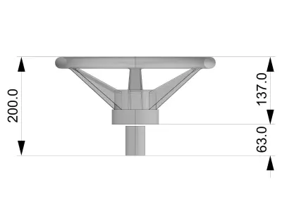 Steering Wheel  3D model