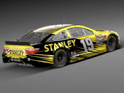 Nascar Toyota Camry Stanley 2015 LowPoly 3D model