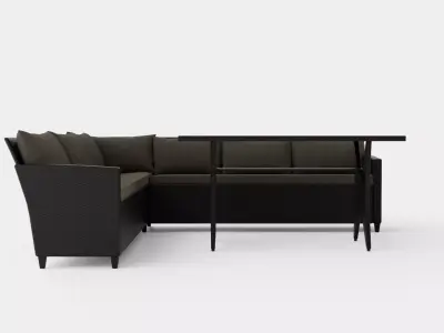 Sevilla Corner Set Low-poly 3D model