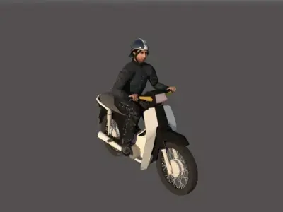 Honda Dream 3D model