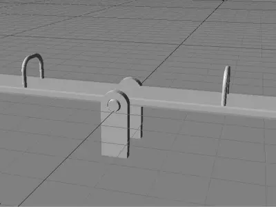Playground Element - See-Saw 3D model