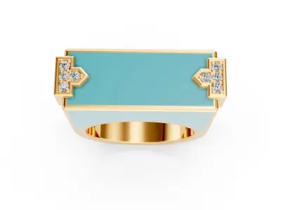 David Webb Hero Ring  3D print model