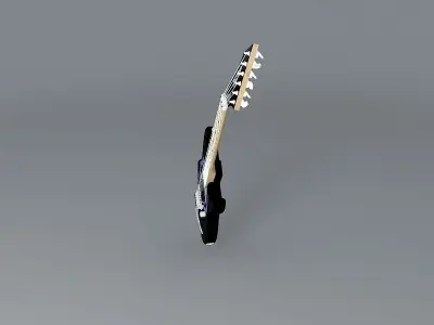B C Rich Tracii Guns Gunslinger model guitar Free 3D model