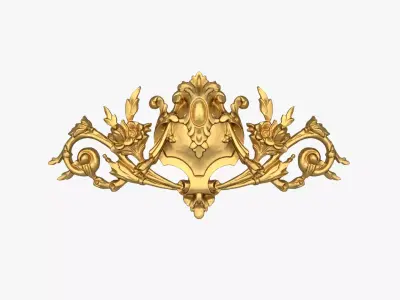 Classic decor ornament 220 3D model