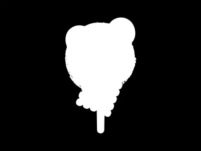 Cake Pop Monster Low-poly 3D model