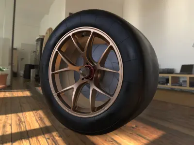GT wheel 3D print model