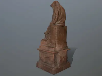 statue 1 Low-poly 3D model