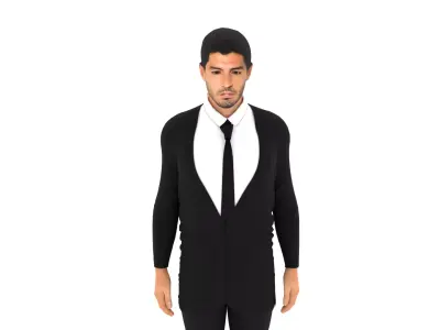 Luis Suarez Low-poly 3D model