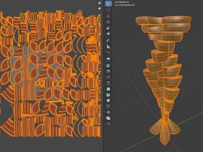 Herb Decor Low-poly 3D model