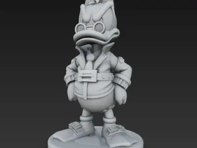 3D Printable Steampunk Donald Duck 3D model