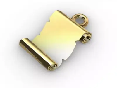 Grade Diploma Pendant 3D print model